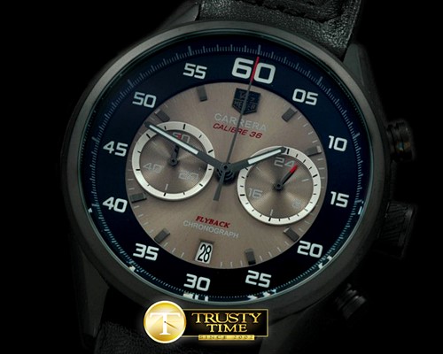 태그호이어 Carrera 50yrs Chrono PVD/RU Black/Grey Jap OS20 Qtz -TAG0209B