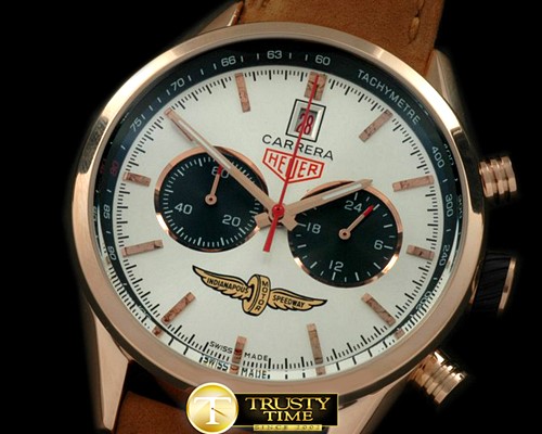 태그호이어 Ferrari Chrono RG/LE White Jap OS20 Quartz -TAG0224B