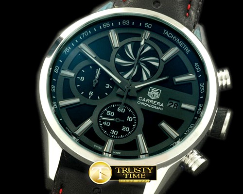 태그호이어 Carrera 50yrs Chrono SS/LE Black Jap OS20 Qtz -TAG0231C