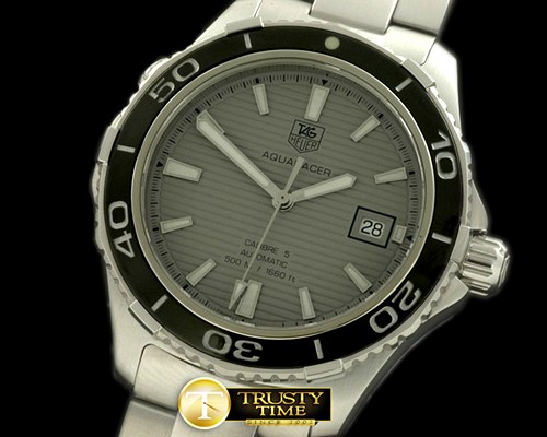 태그호이어 Aquaracer Calibre 5 SS/SS Grey A2824 -TAG0237A