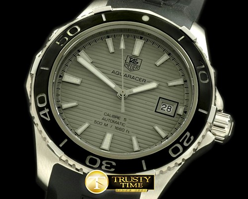 태그호이어 Aquaracer Calibre 5 SS/RU Grey A2824 -TAG0238B