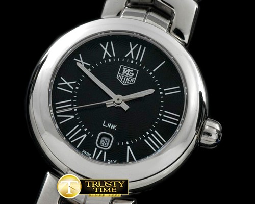 태그호이어 2013 Link Sports Ladies SS/SS Black Roman SQtz -TAG0242B