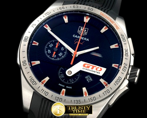 태그호이어 Carrera GTO Chrono SS/RU Black/Orange Jap OS20 Quartz -TAG0255C