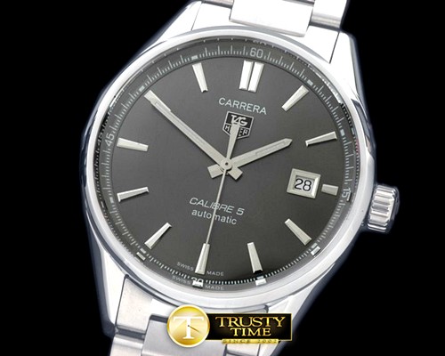 태그호이어 Carrera Calibre 5 Automatic SS/SS Grey A2824 -TAG0261C