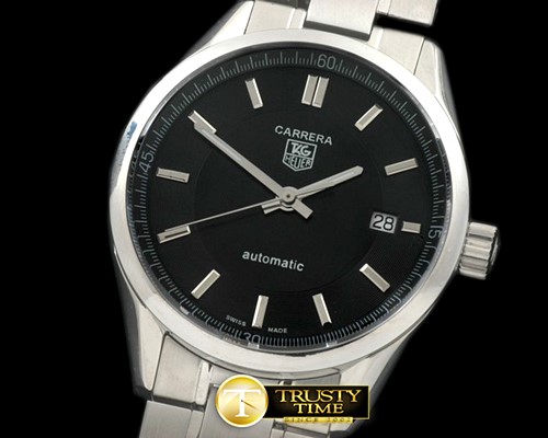태그호이어 Carrera Automatic Men SS/SS Black Asian 28242 -TAG0265D
