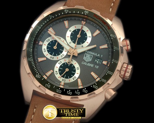 태그호이어 Formula 1 Calibre 16 RG/LE Grey OS 20 Qtz Chrono -TAG0267A