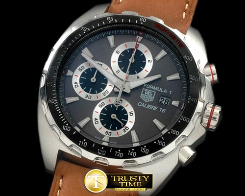 태그호이어 Formula 1 Calibre 16 SS/LE Grey OS 20 Qtz Chrono -TAG0269A