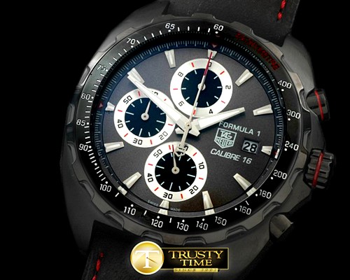 태그호이어 Formula 1 Calibre 16 PVD/LE Grey OS 20 Qtz Chrono -TAG0270A