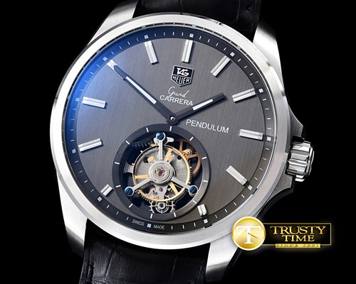 태그호이어 Grand Carrera Pendulum SS/LE Grey FTourbillon -TAG0291
