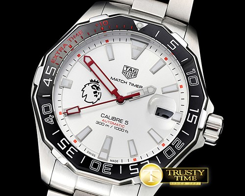 태그호이어 AquaRacer Premier League Ed. SS/SS White VK Quartz -TAG0301A
