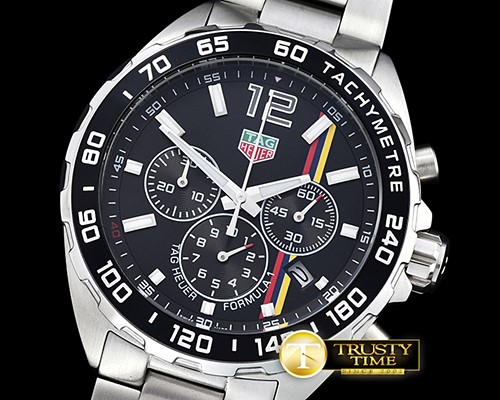 태그호이어 Tag F1 GoodWood Fest. of Speed SS/SS Full Blk VK Qtz -TAG0306B