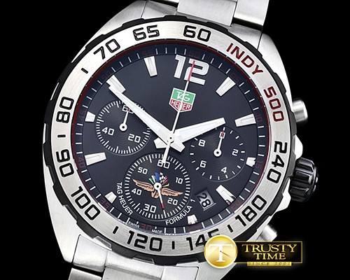 태그호이어 Tag F1 Indianapolis Speedway SS/SS Black VK Qtz -TAG0306D