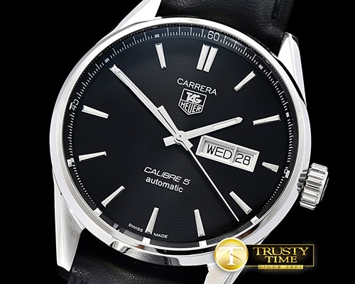 태그호이어 Carrera Calibre 5 Automatic SS/LE Black ANF Asia 2824 -TAG0308C