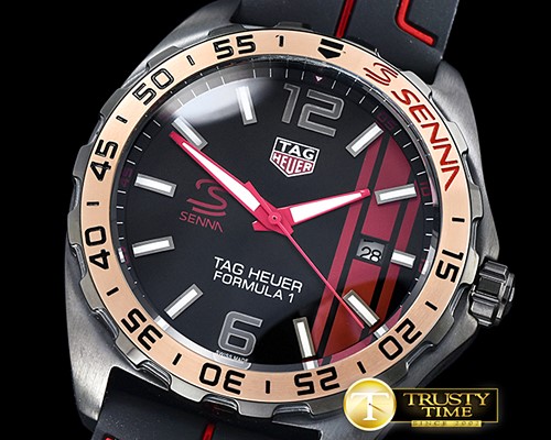 태그호이어 Tag F1 Senna Racing PVD/RG/RU Black VK Quartz -TAG0311A