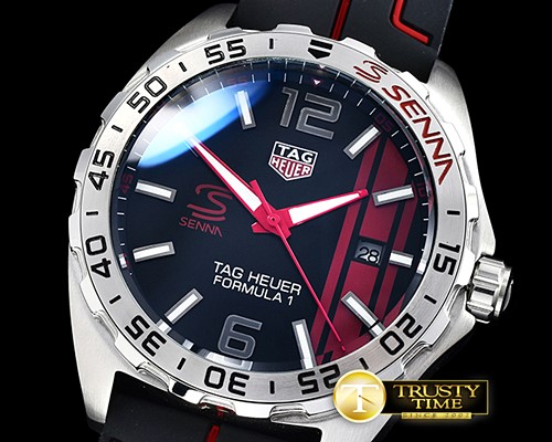 태그호이어 Tag F1 Senna Racing SS/SS/RU Black VK Quartz -TAG0313A
