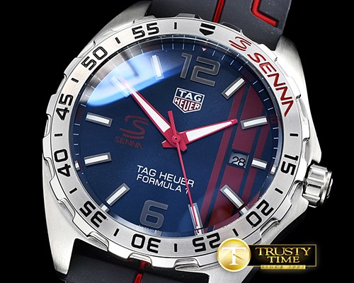 태그호이어 Tag F1 Senna Racing SS/SS/RU Blue VK Quartz -TAG0313B