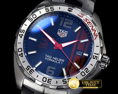 태그호이어 Tag F1 Senna Racing PVD/SS/PVD Blue VK Quartz -TAG0314A