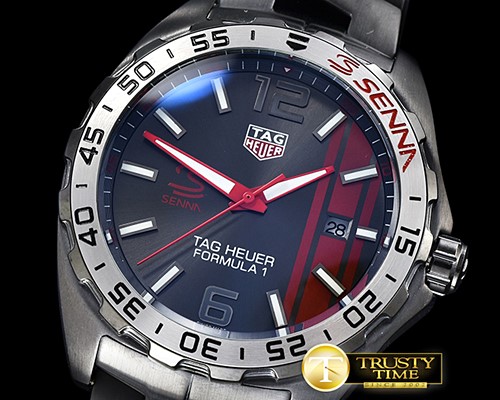태그호이어 Tag F1 Senna Racing PVD/SS/PVD Grey VK Quartz -TAG0314B