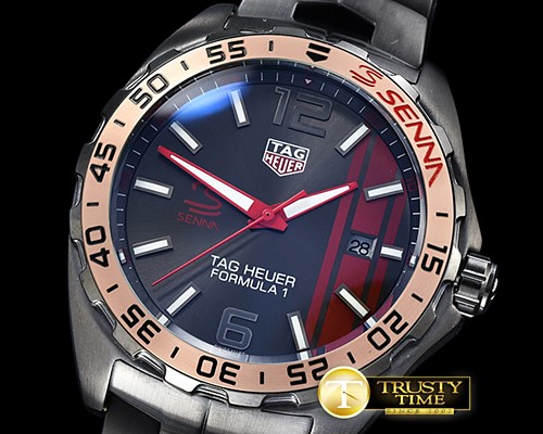 태그호이어 Tag F1 Senna Racing PVD/RG/PVD Grey VK Quartz -TAG0315A