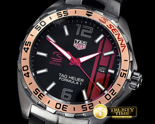 태그호이어 Tag F1 Senna Racing PVD/RG/PVD Black VK Quartz -TAG0315C