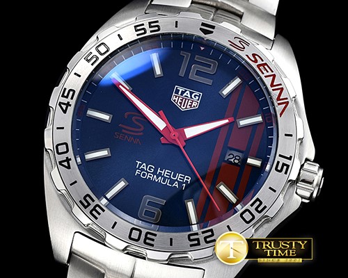 태그호이어 Tag F1 Senna Racing SS/SS Blue VK Quartz -TAG0316B