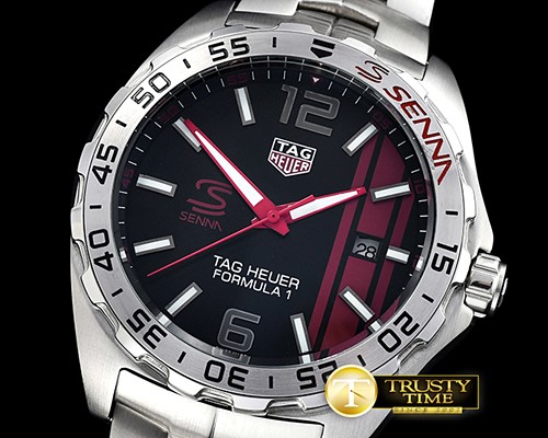 태그호이어 Tag F1 Senna Racing SS/SS Black VK Quartz -TAG0316C