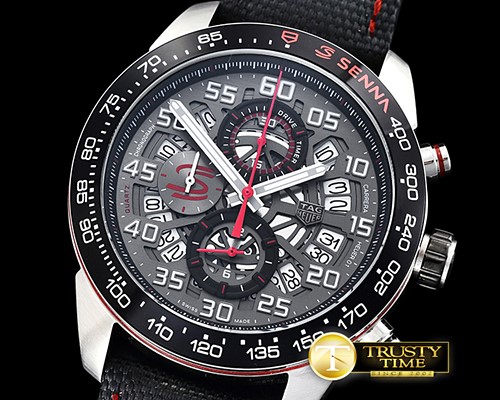 태그호이어 Carrera Senna Edition SS/NY Grey/Num VK Quartz -TAG0317A