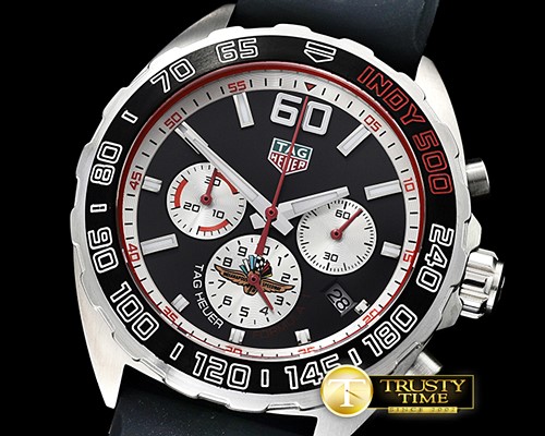 태그호이어 Tag F1 INDY 500 Racing SS/RU Black VK Quartz -TAG0321A
