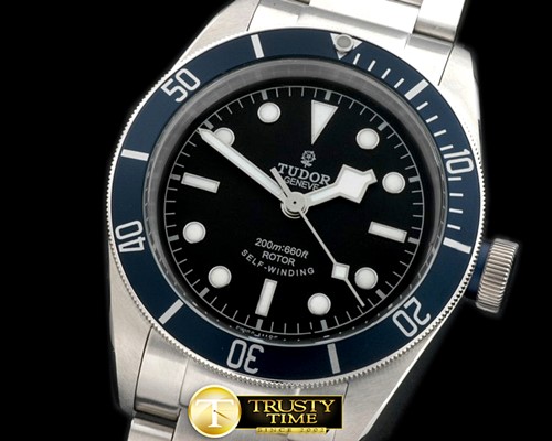 튜더 Heritage Black Bay SS/SS Black/Blue Asian 2813 -TUD010A