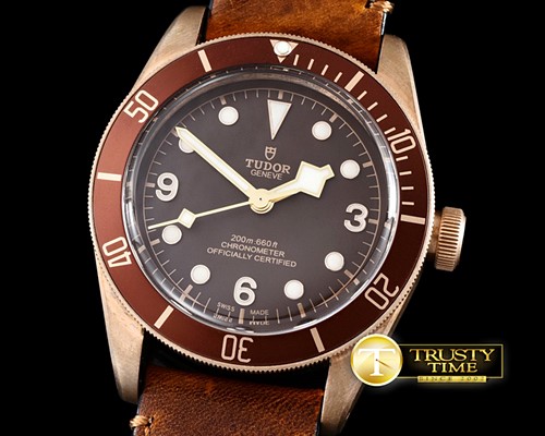 튜더 Heritage Black Bay Bronzo Basel 2016 V6F Asia 2824 -TUD025