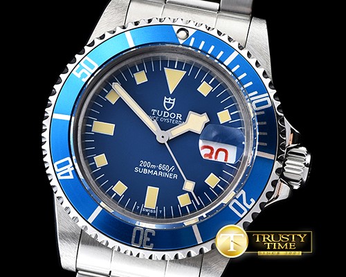 튜더 Submariner SS/SS Blue Red Date JKF Asia 2836 -TUD032C