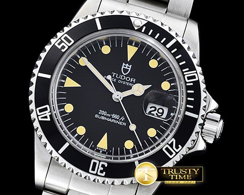 튜더 Tudor Vintage SUB Ref.76100 SS/SS Black Asia 2836 -TUD041A