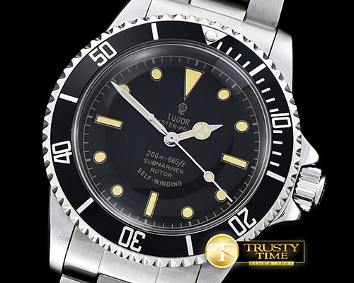 튜더 Tudor Vintage SUB Ref.7928 CR SS/SS Black Asia 2836 -TUD041C