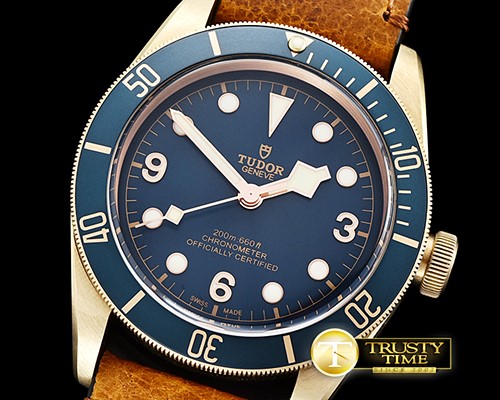 튜더 Heritage Black Bay Bronzo Basel 2017 Bucherer ZF A2824 -TUD044