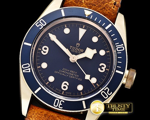 튜더 Heritage Black Bay Bronzo Basel 2017 Bucherer XF A2824 -TUD046