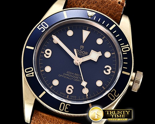 튜더 Heritage Black Bay Bronzo 2017 Bucherer XF V3 A2824 -TUD062B