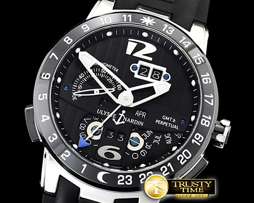 U-BOAT Executive Toro 32603 Automatic SS/RU Black Asia 23J -UN049E