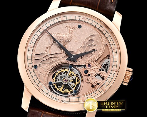 바쉐론콘스탄틴 Legend Chinese Zodiac Tourbillon RG/LE Goat Tourb -VC0106H