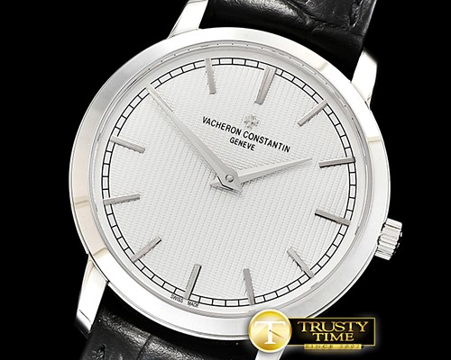 바쉐론콘스탄틴 Patrimony Traditionnelle 41mm SS/LE Wht Chk MY9015 Mod -VC0114B