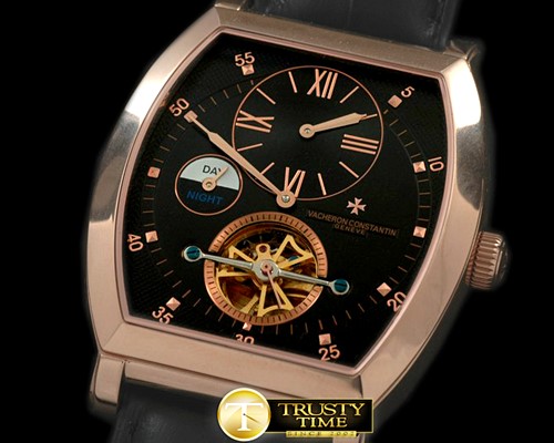 바쉐론콘스탄틴 Malte Regulator Tourbillon RG/LE Black Dial Asian 2813 -VC049A