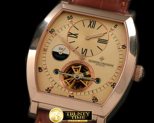 바쉐론콘스탄틴 Malte Regulator Tourbillon RG/LE Gold Dial Asian 2813 -VC049C
