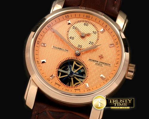 바쉐론콘스탄틴 Malte Tourbillon Duo Time RG/LE RGold Asian Auto 2813 -VC059A