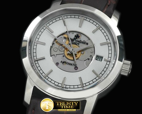 바쉐론콘스탄틴 Matte Skeleton Automatic SS/LE White Asian Eta 2824 -VC073B