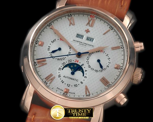 바쉐론콘스탄틴 Malte Perpetual Calender RG/LE White Asian 2813 -VC076