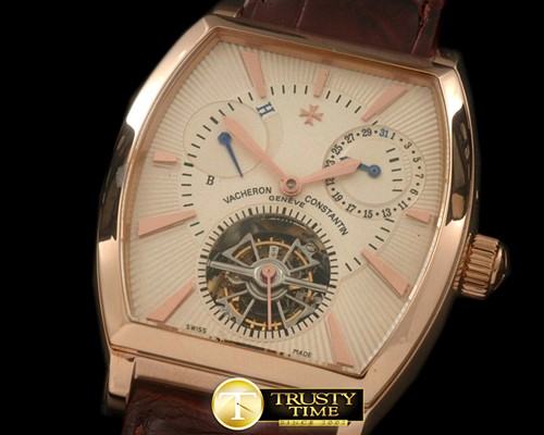 바쉐론콘스탄틴 Malte Tourbillon RG/LE RGold Flying Tourbillon -VC077C