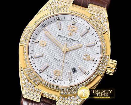 바쉐론콘스탄틴 Overseas Ref.47074 YG/LE White MY8215 Mod Cal5100 -VC095A