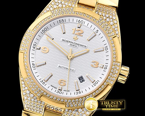 바쉐론콘스탄틴 Overseas Ref.47074 Diams YG/YG White MY8215 Mod Cal5100 -VC098A