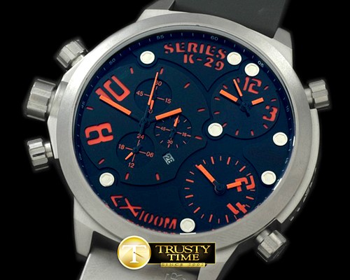 웰더 K29 Triple Side Time SS/RU Black/Orange 3 x Jap Qtz -WLD001C