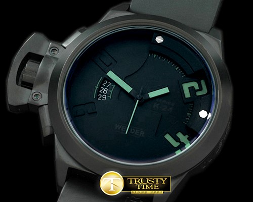 웰더 K24 Auto PVD/RU Black/Green Asian 2813 -WLD004B