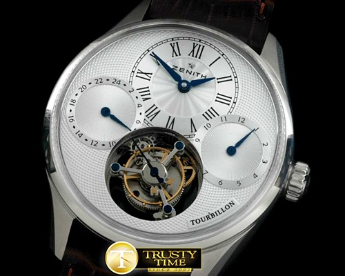 제니스 EP Calendar Tourbillon SS/LE White Fly Tourbillon -ZEN012A